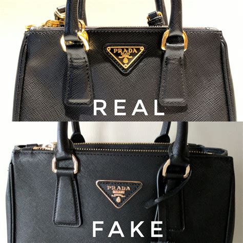 prada logo real vs fake|knock off Prada purses handbags.